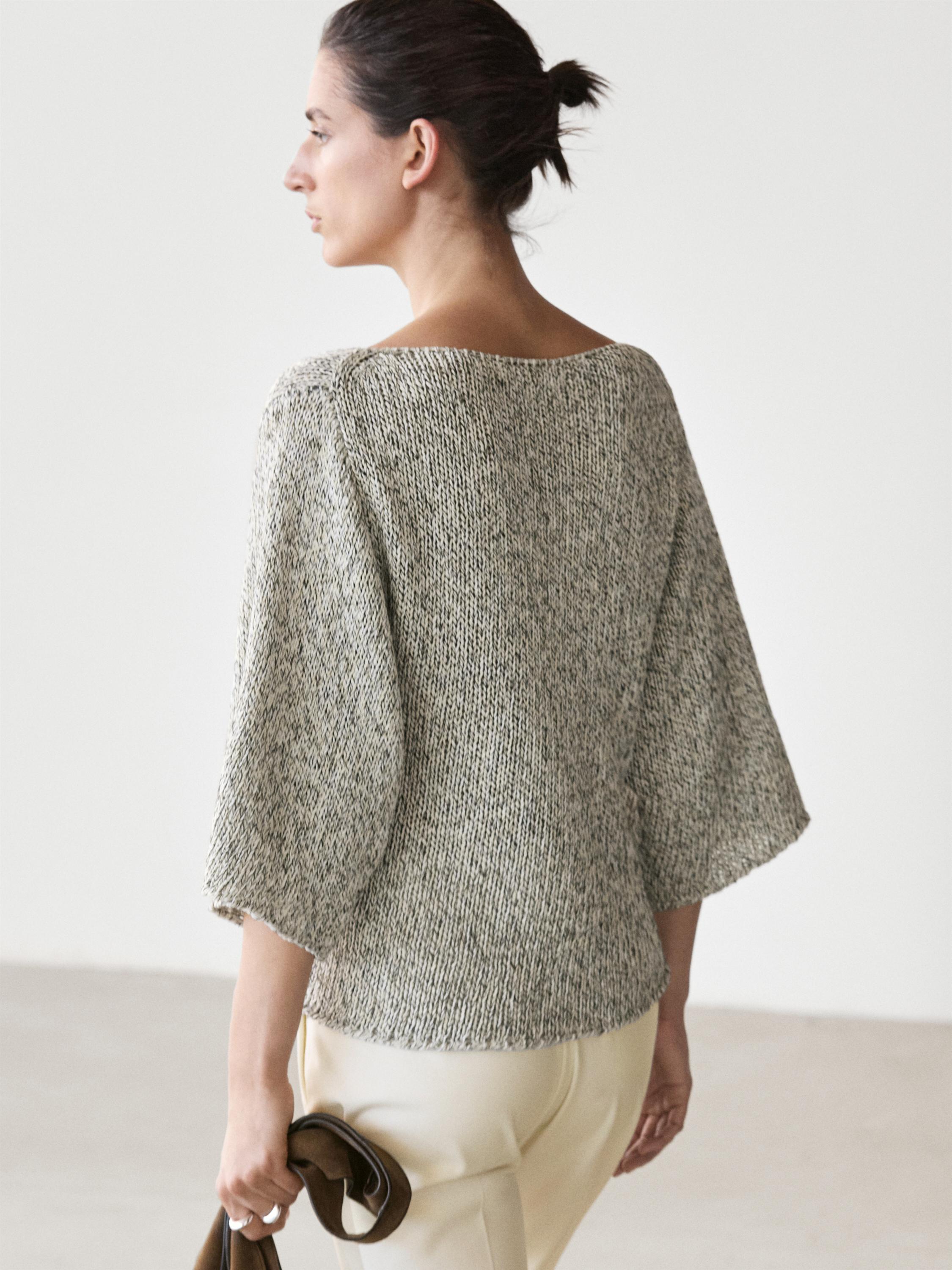 Pull en maille 100 % coton